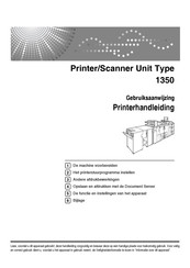 Ricoh 1350 Gebruiksaanwijzing