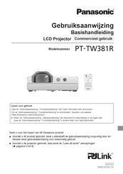 Panasonic PT-TW381R Gebruiksaanwijzing