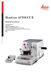 Leica HistoCore AUTOCUT R Gebruiksaanwijzing
