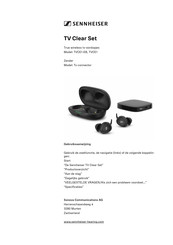 Sennheiser TVCE1-EB Gebruiksaanwijzing