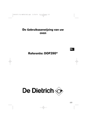 De Dietrich DOP390 Series Gebruiksaanwijzing