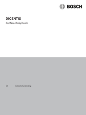 Bosch DICENTIS Installatiehandleiding