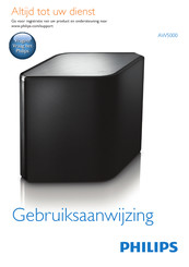 Philips AW5000 Gebruiksaanwijzing
