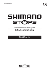 Shimano Steps BT-E6000 Gebruikershandleiding