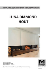 M Design Luna 800 DC Gebruiksaanwijzing En Installatiehandleiding