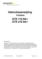 Exquisit EGSP-1139EA plus Gebruiksaanwijzing