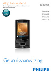 Philips GoGear SA3ARA16 Gebruiksaanwijzing