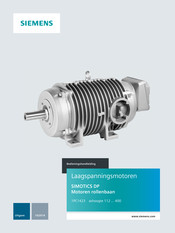 Siemens SIMOTICS DP 1PC1423 AH Series Bedieningshandleiding