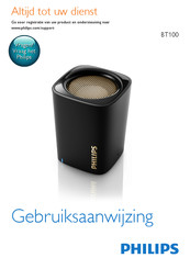 Philips BT100 Gebruiksaanwijzing