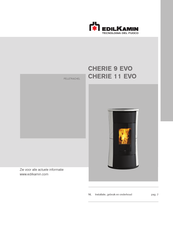 EdilKamin CHERIE 9 EVO Installatie, Gebruik En Onderhoud