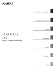 Kawai NOVUS NV5 Gebruikershandleiding