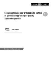 FIOR & GENTZ NEURO LOCK H2O Gebruiksaanwijzing
