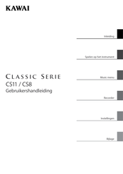 Kawai CLASSIC CS8 Gebruikershandleiding