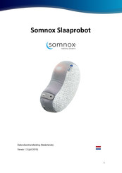 Somnox Slaaprobot Gebruikershandleiding
