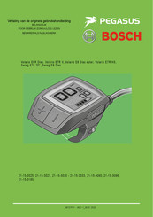 Bosch PEGASUS Volario E8 Disc outer Gebruikshandleiding