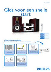 Philips MCD 908 Snelle Start