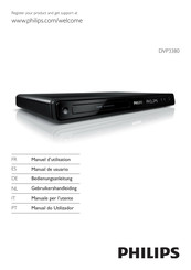 Philips DVP3380 Gebruikershandleiding
