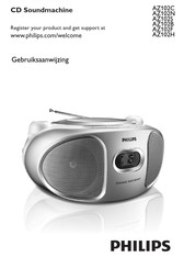 Philips AZ102H Gebruiksaanwijzing