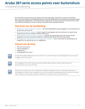 Aruba 387 Series Installatiehandleiding