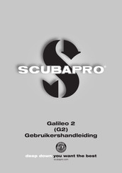 Scubapro Galileo 2 Gebruikershandleiding