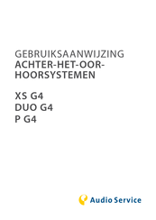 Audio Service DUO G4 Gebruiksaanwijzing