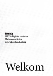 BenQ Mainstream MP770 Gebruikershandleiding