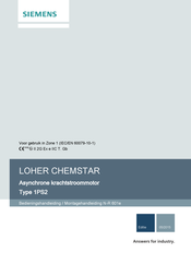 Siemens LOHER CHEMSTAR 1PS2 Series Bedieningshandleiding