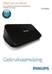 Philips HMP4000/12 Gebruiksaanwijzing