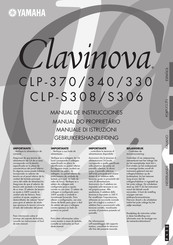 Yamaha Clavinova CLP-370 Gebruikershandleiding