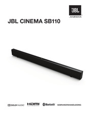 Harman JBL CINEMA SB110 Gebruikershandleiding