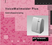 PTT Telecom VoiceMailmelder Plus Gebruiksaanwijzing