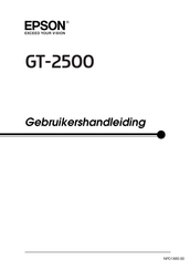 Epson GT-2500 Gebruikershandleiding