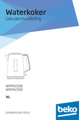 Beko WKM4226B Gebruikershandleiding