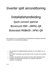 Midea MSF HRFN1-QR Series Installatiehandleiding