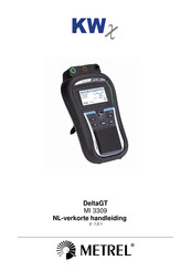 METREL DeltaGT MI 3309 Handleiding