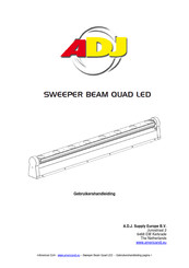 ADJ SWEEPER BEAM QUAD LED Gebruikershandleiding