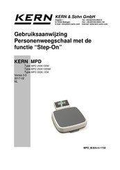 KERN and SOHN MPD 200K-1EM Gebruiksaanwijzing