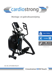 CARDIOSTRONG CST-EX90-PLUS-T Montage- En Gebruiksaanwijzing