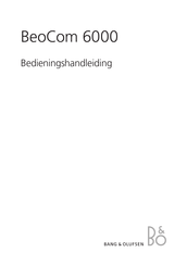 Bang & Olufsen BeoCom 6000 Bedieningshandleiding