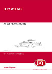 LELY WELGER AP 730 Gebruiksaanwijzing