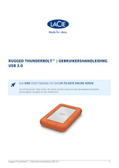 LaCie RUGGED USB 3.0 THUNDERBOLT Series Gebruikershandleiding