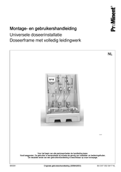 ProMinent DSUa Series Montage- En Gebruikershandleiding