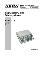 KERN and SOHN CXB 30K10NM Gebruiksaanwijzing