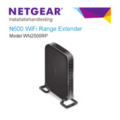 NETGEAR WN2500RP Installatiehandleiding