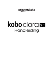 Rakuten kobo clara 2E Handleiding