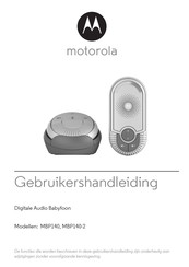 Motorola MBP140 Gebruikershandleiding
