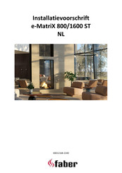 Faber e-MatriX 800 ST Installatievoorschrift
