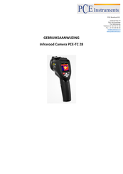 PCE Instruments PCE-TC 28 Gebruiksaanwijzing