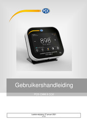 PCE Instruments PCE-CMM 8 CO2 Gebruikershandleiding