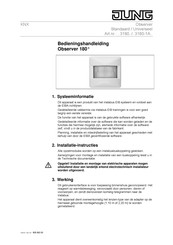 Jung 3180-1A Bedieningshandleiding